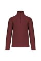 Fleece sweater kariban Enzo K912 WINE